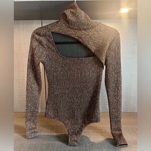 Like New Copper Shimmer Bodysuit